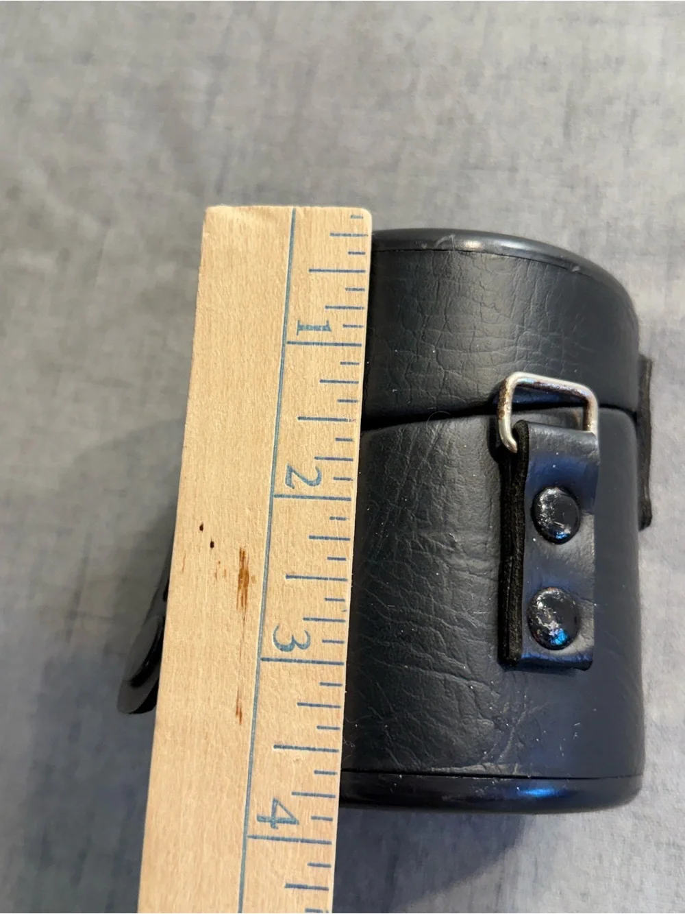 Vintage J.C. Penney Multi-Coated 28mm or 50mm Prime Lens Leatherette Case.